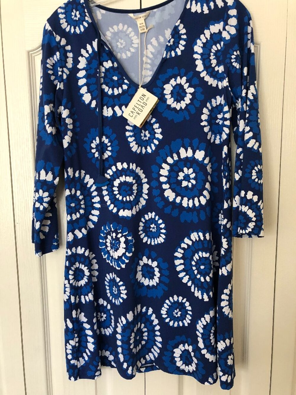 Hatley Capelton Road Blue Dress Size Med NWT